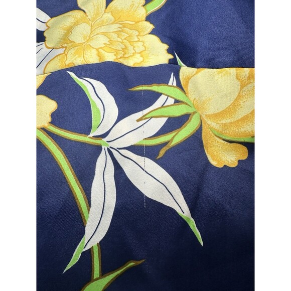 POMARE Blue Small Aloha Hawaiian Button Color Shirt - Picture 10 of 10